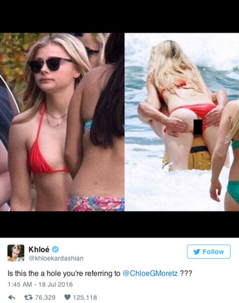 La respuesta de Khloé Kardashian fue de muy mal gusto.
