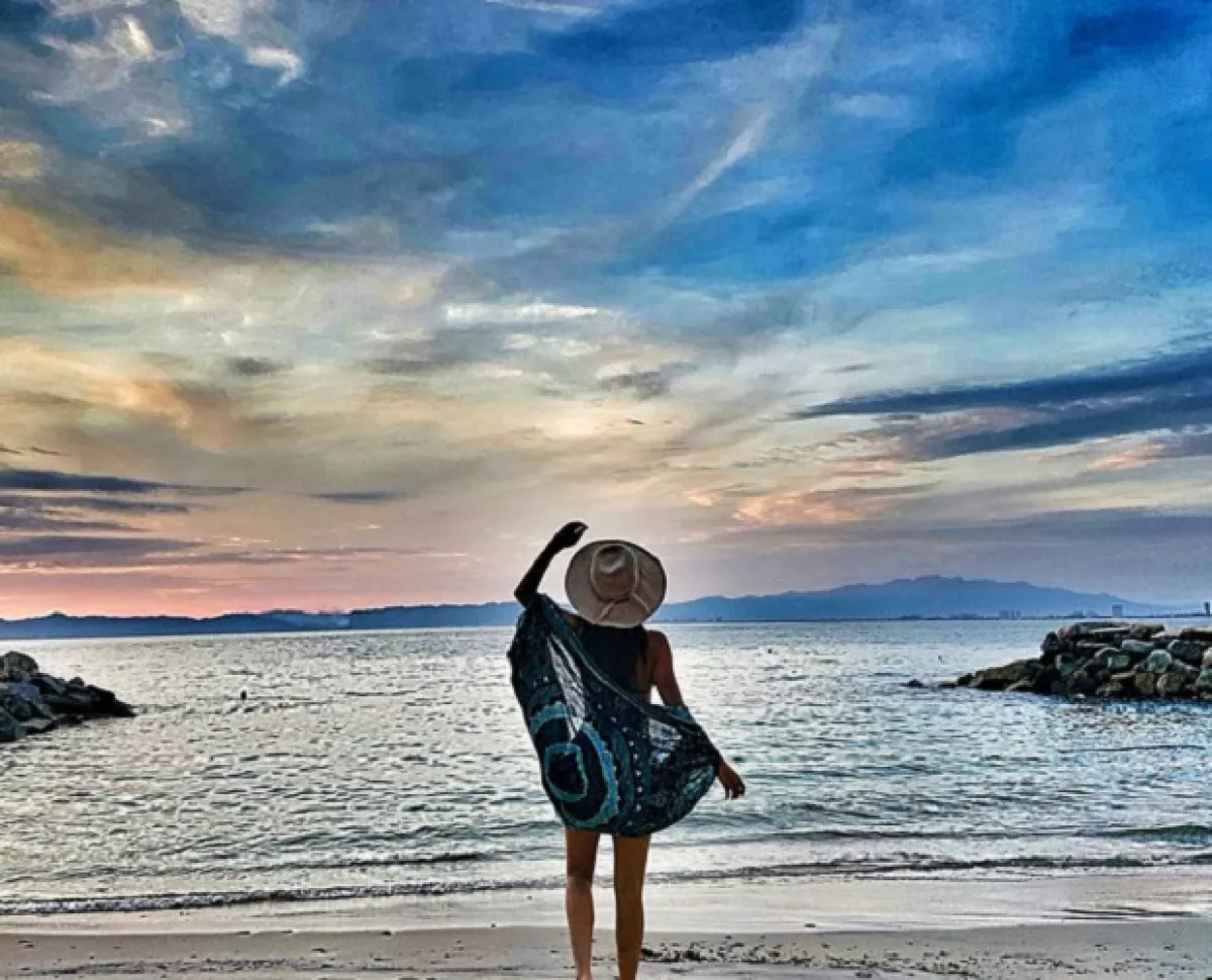 Claudia ha disfrutado en estos últimos días de unas divertidas vacaciones en la playa.