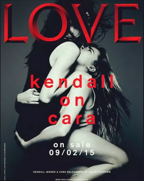 Las modelos aparecen en una sugerente pose para la revista The Love Magazine.