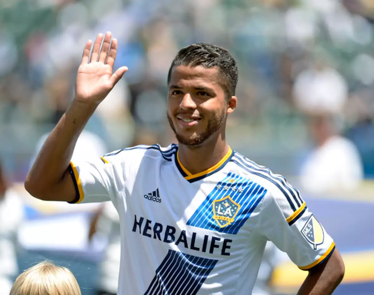 Giovani Dos Santos durante el partido entre Seattle Sounders vs. Los Ángeles Galaxy.