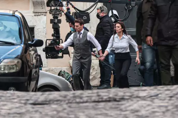 'Mission Impossible 7 - Libra' on set filming, Rome, Italy - 24 Nov 2020