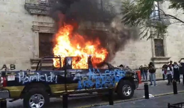 Protesta Giovanni López