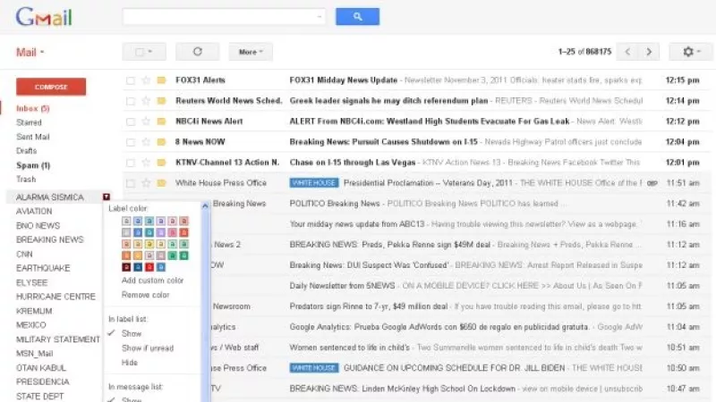 Una nueva versión de Gmail ya se encuentra disponible para sus usuarios, anunció Google