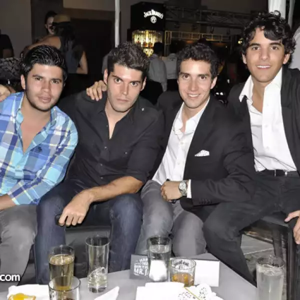 Isaac Figueroa, Erick Sandoval, Carlos Díaz y Eugenio Moragrega