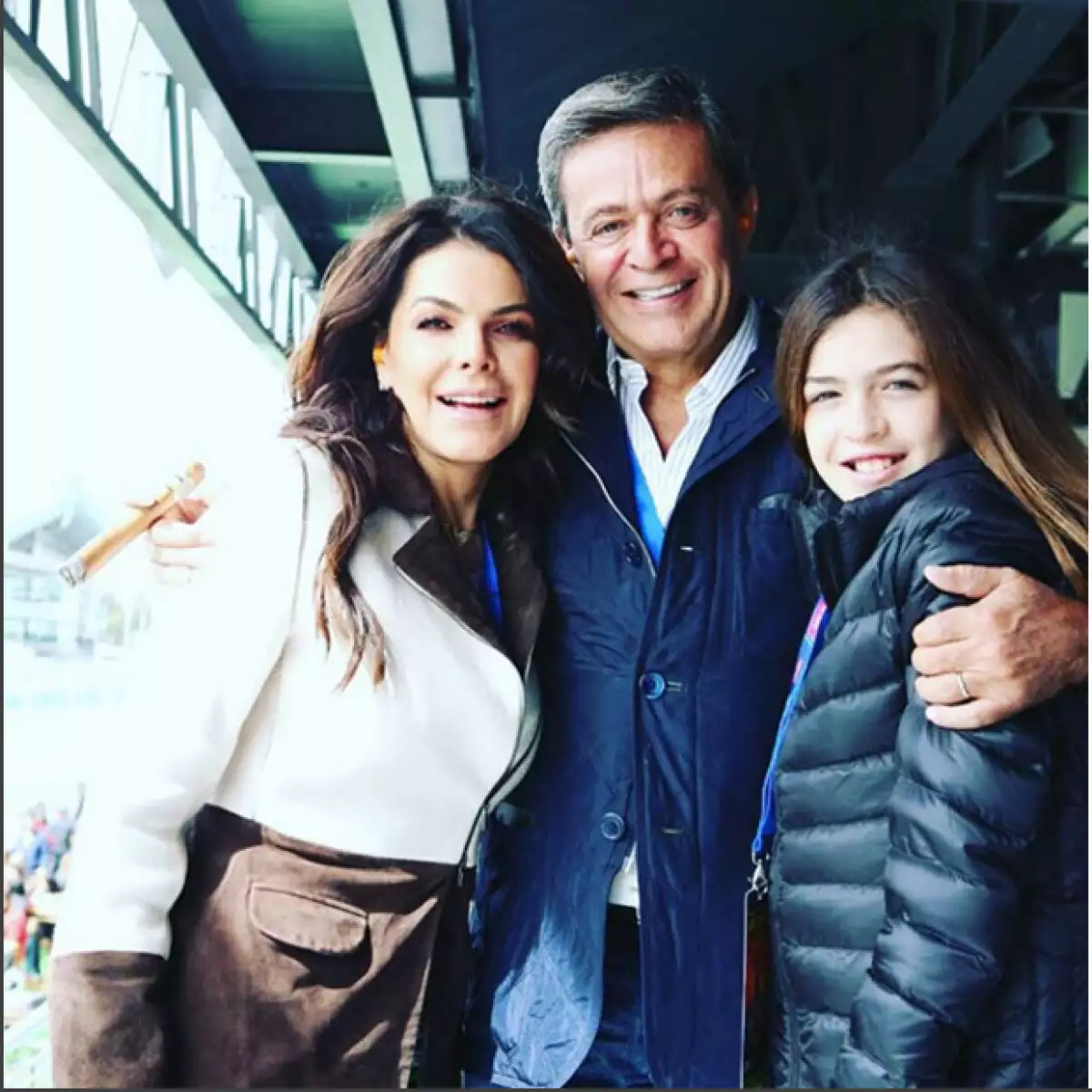 La familia Peralta estaba muy contenta de que este tipo de eventos lleguen al país.