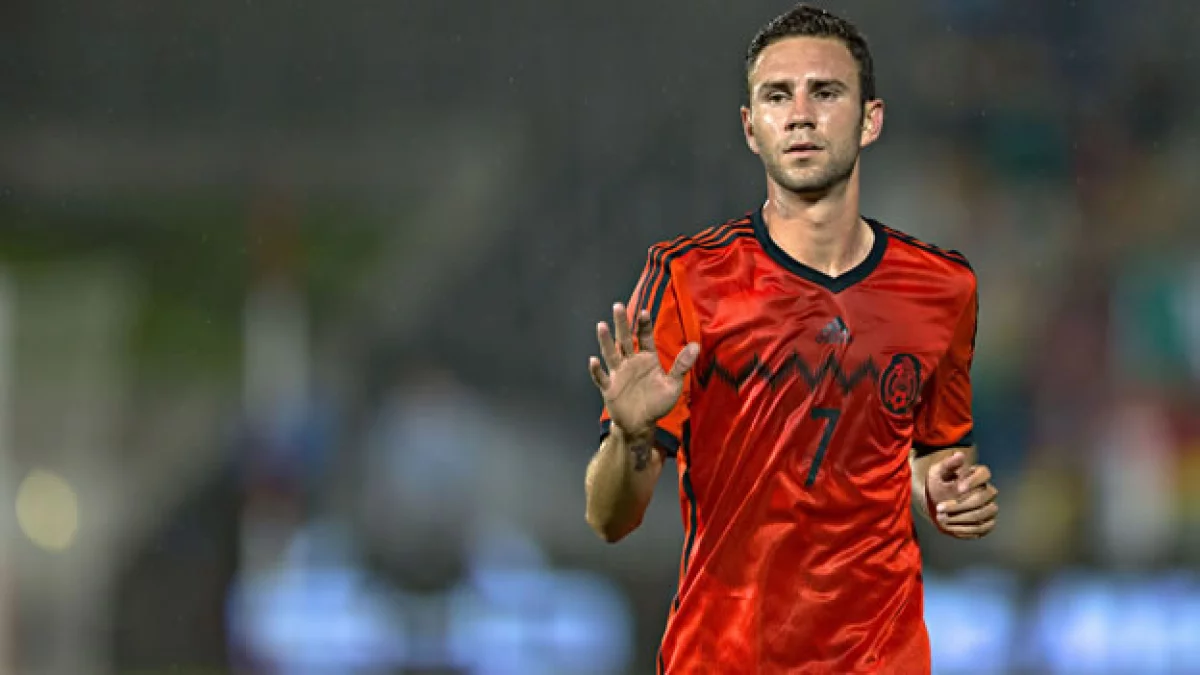 El lateral del América Miguel Layún marcó el gol del primer triunfo de México tras el Mundial de Brasil 2014
