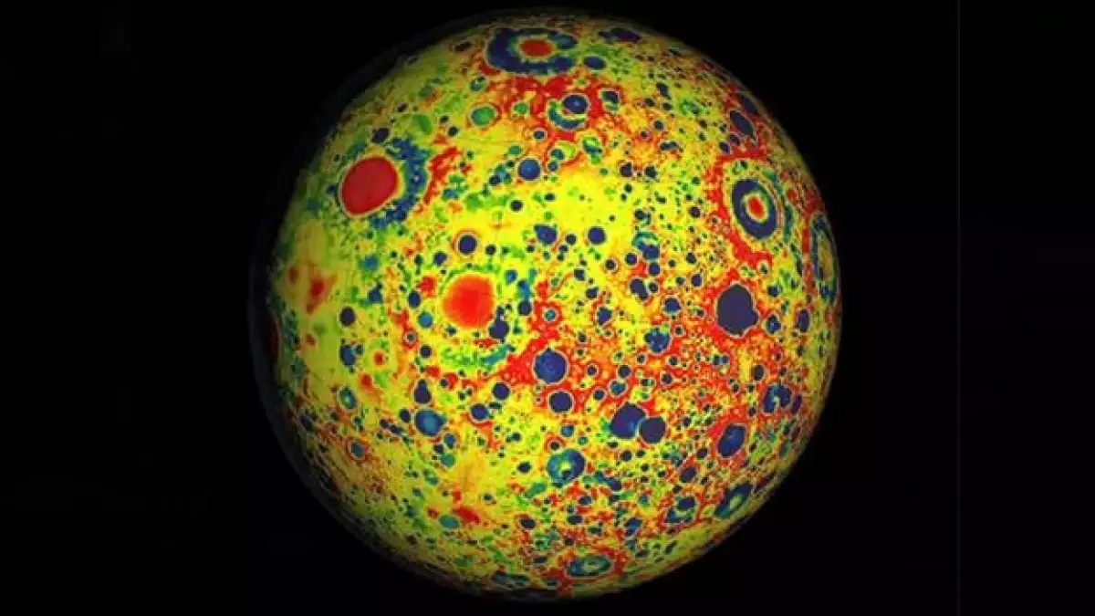 imagen de la corteza lunar