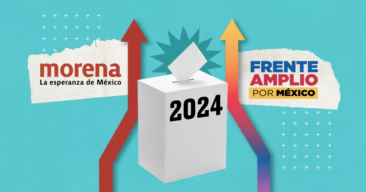 CDMX 2024: Morena vs Frente Amplio por México