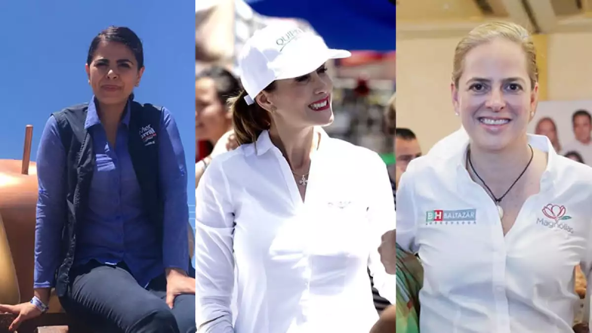 Las esposas de los candidatos  a gobernador realizan actividades paralelas o complementarias para promover el voto. 