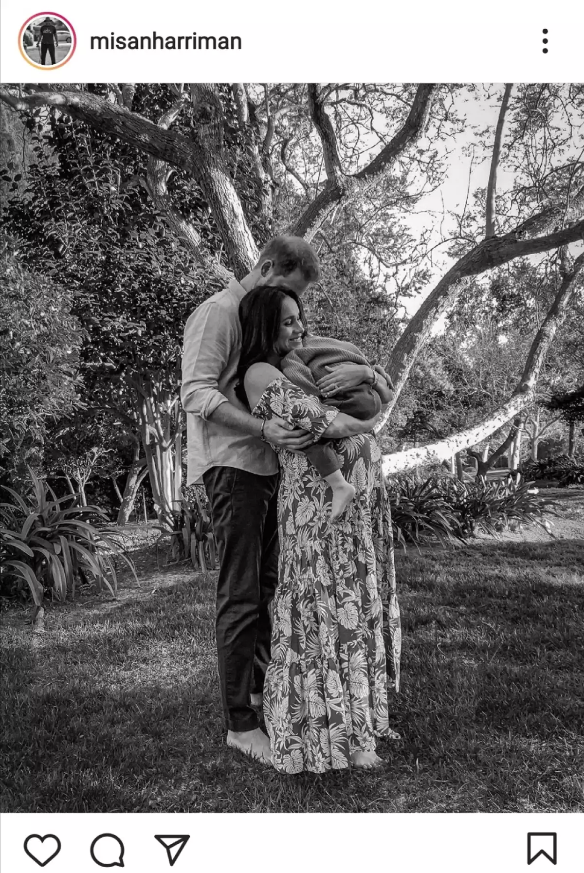 Príncipe Harry, Meghan Markle y Archie Harrison