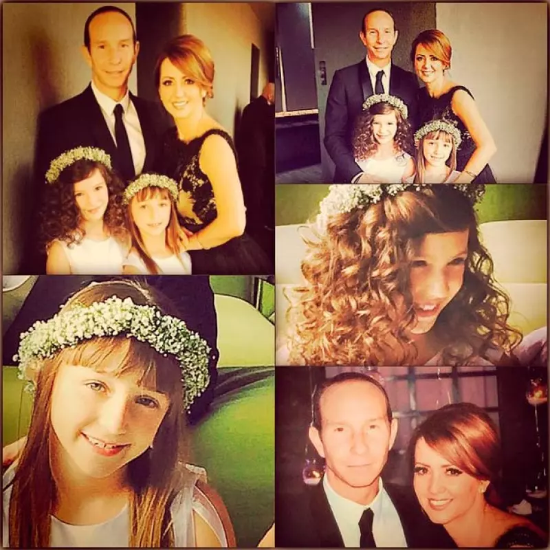 La conductora y su familia estuvo de festejo este fin de semana con la boda de su hermano Juan Carlos.