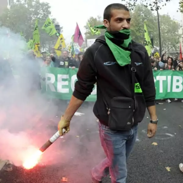 Manifestacion en Paris