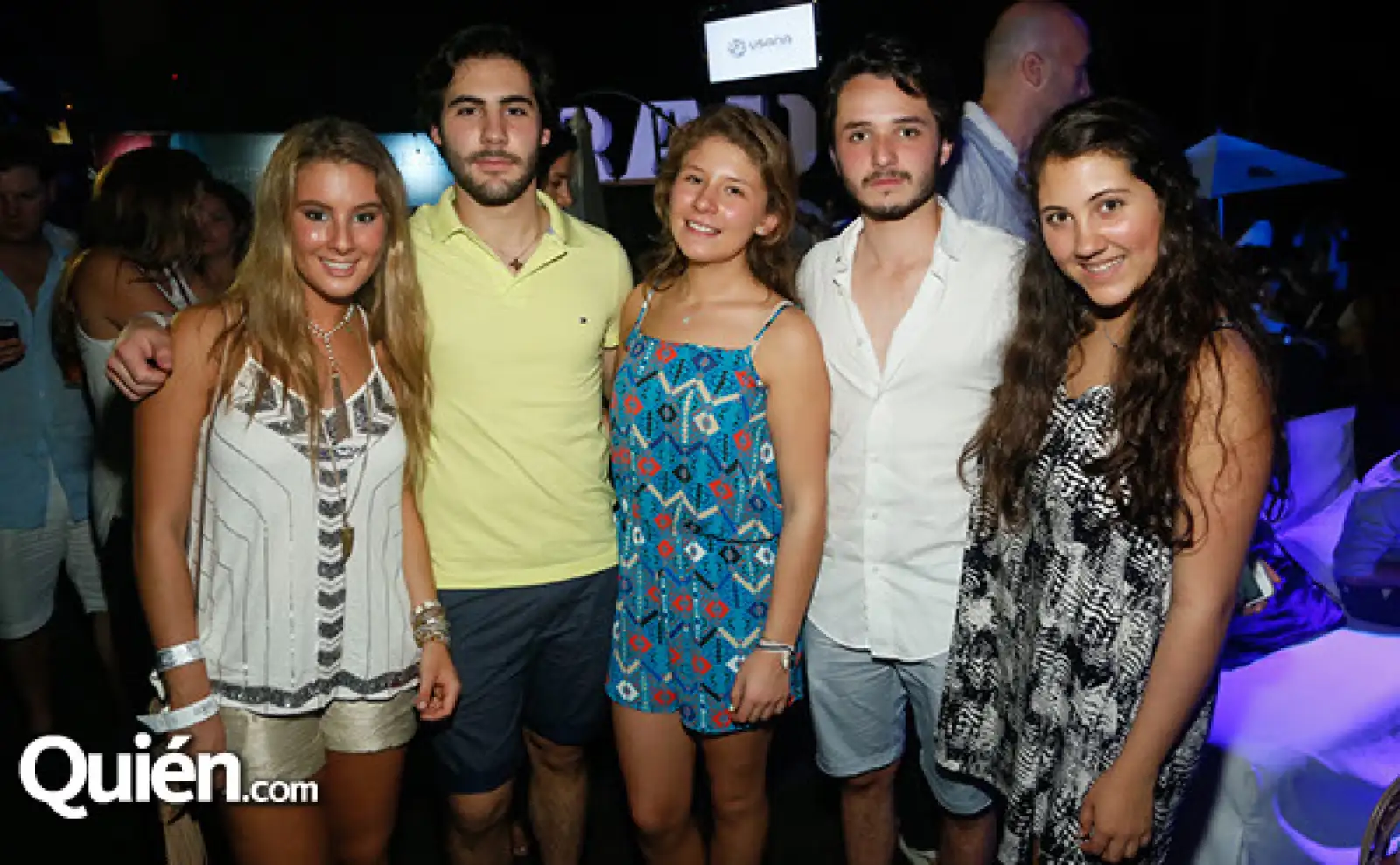 Andrea Gamboa, Ricardo Baston, Estefania de Aguinaco, Alejandro Saitcevsky y Michelle Baston
