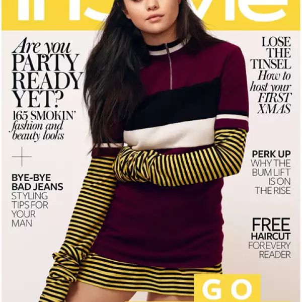 InStyle UK: Selena Gomez sigue con todo. En la portada aparece fotografiada por Jeff Hahn.