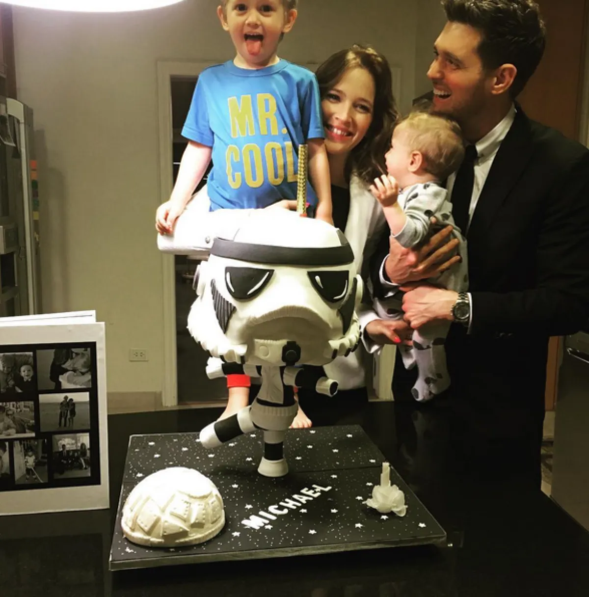 Michael Bublé y su familia