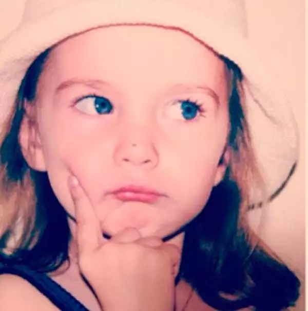 Alejandro Basteri publicó esta foto de su hija cuando era pequeña.