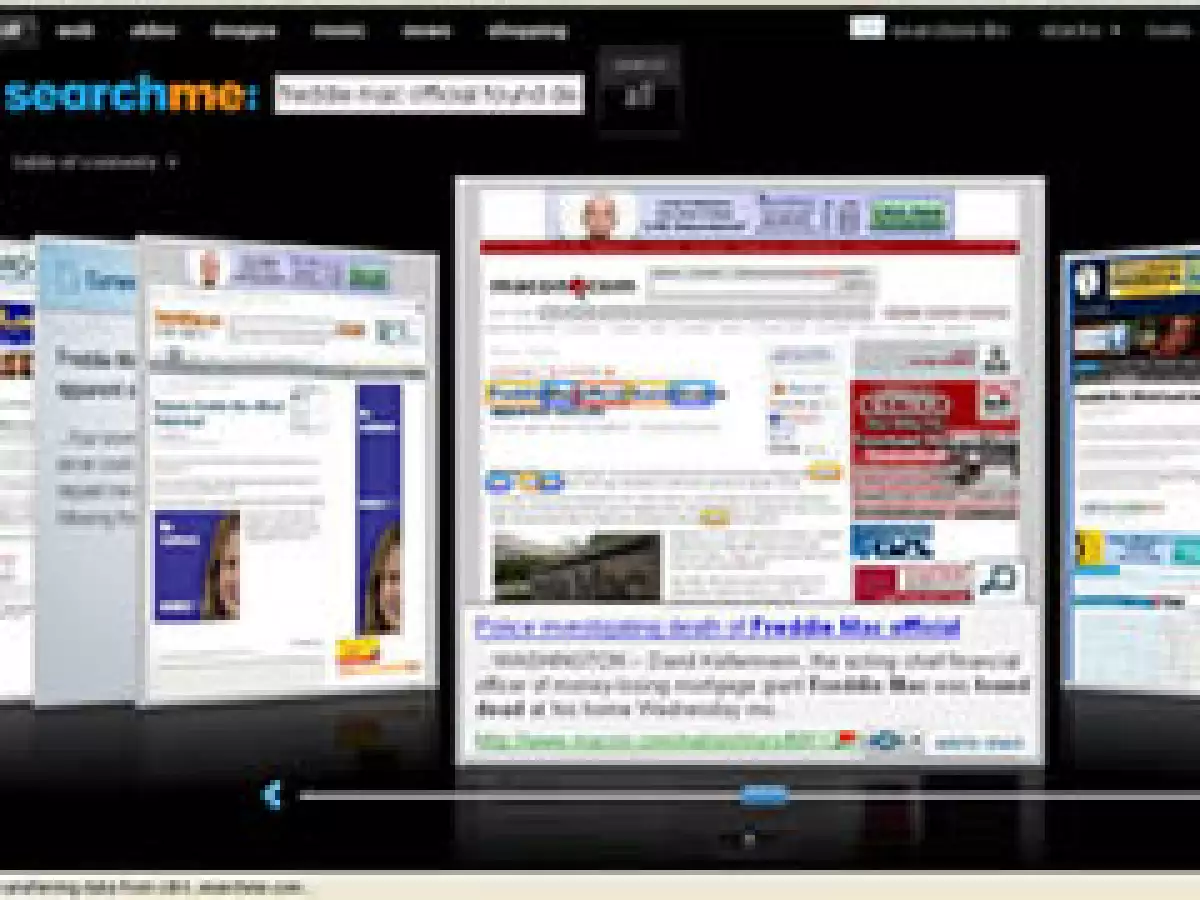 Sitios como Searchme muestran al lector los resultados de su búsqueda en forma de imagen. (Foto: Cortesía)