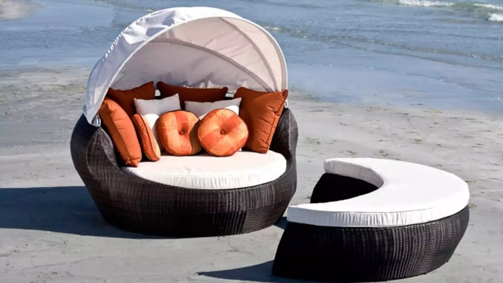 playa cama vacaciones