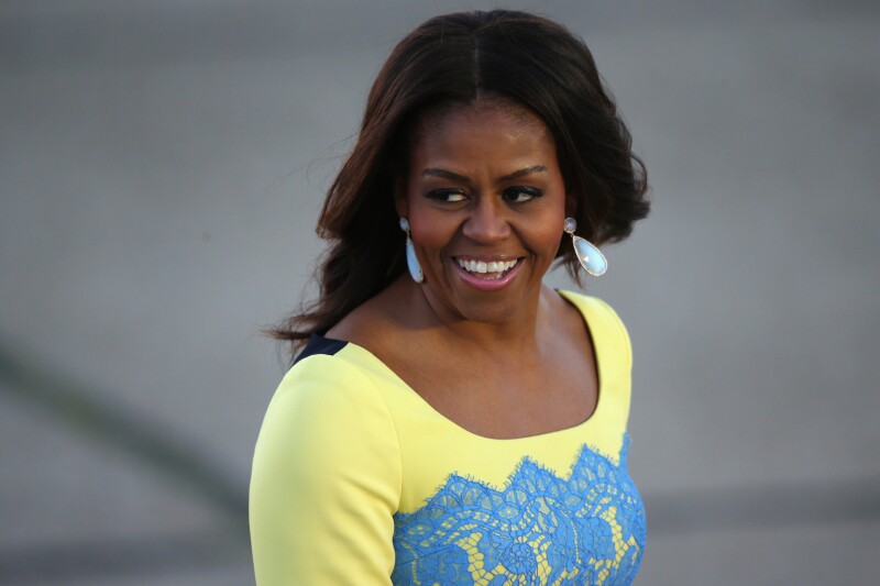 Michelle Obama pelo natural