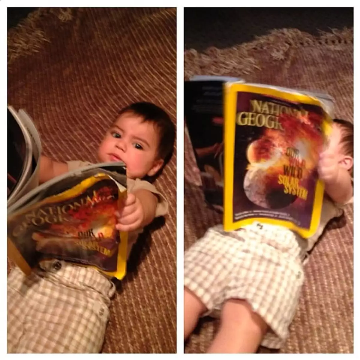 Mientras la colombiana se encuentra preparando su nuevo material discográfico, su pequeño "lee".