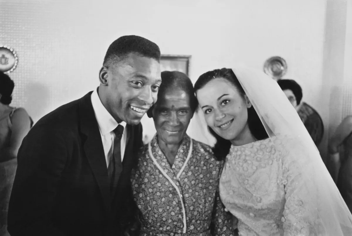 Pelé y Rosemeri dos Reis Cholby