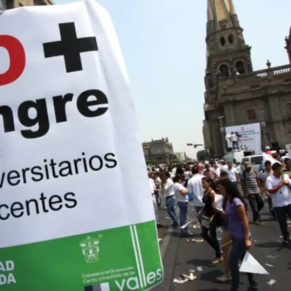 marcha estudiantes no violencia