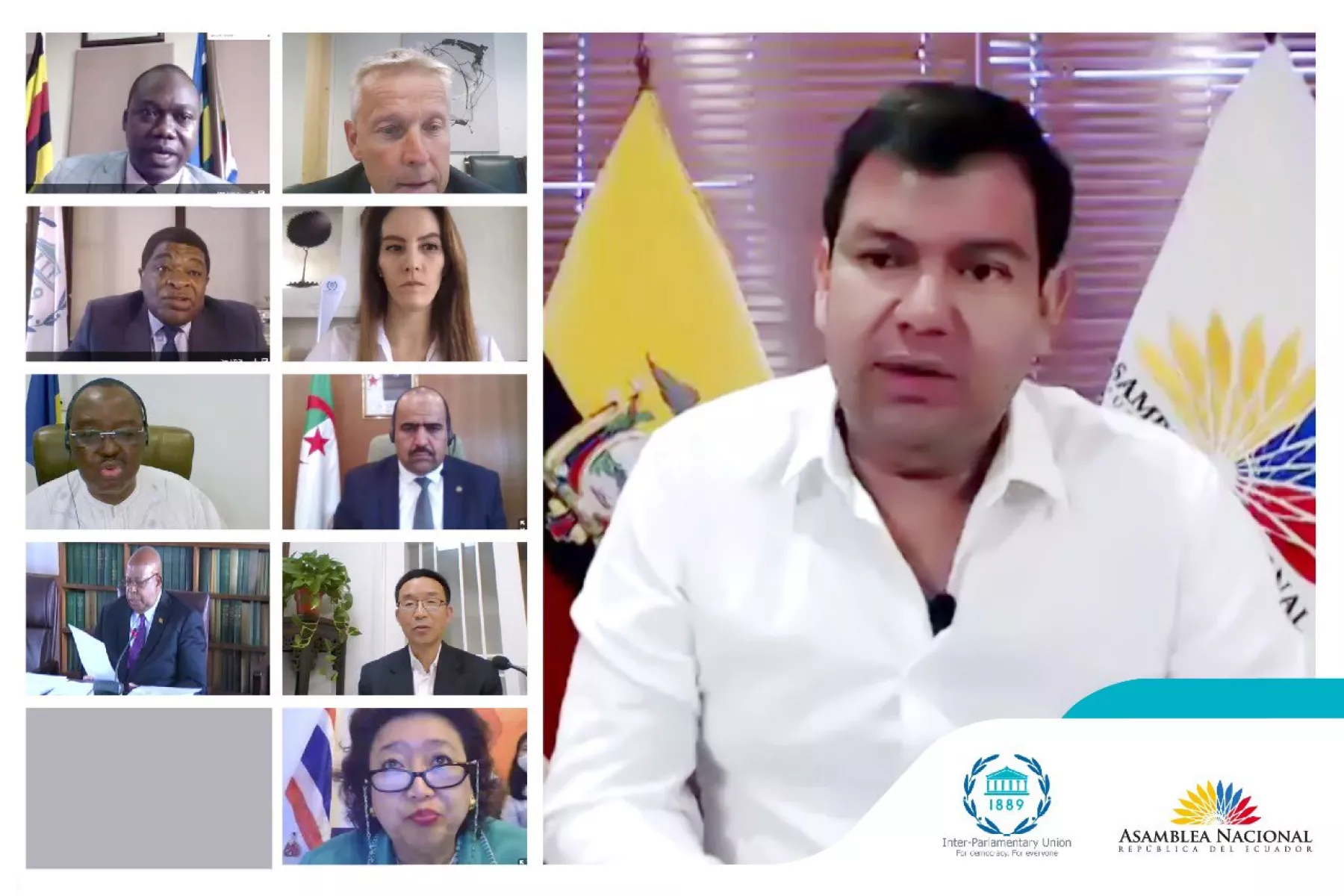 Reunión global de legisladores.