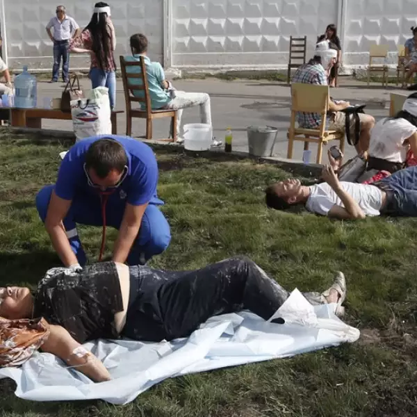 Accidente, Metro, Moscú 