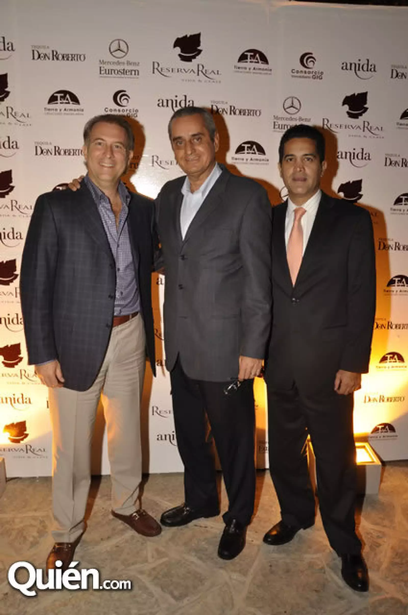 Eduardo Tostado, Javier Fernández y Carlos García