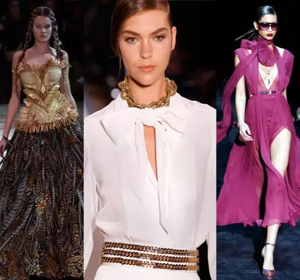 Piezas de las firmas Yves Saint Laurent, Gucci y Alexander McQueen.