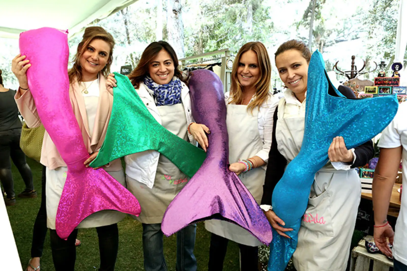 Marilinda Serio, Jimena Carrosa, Rebeca Moisés y Valeria Giovanini