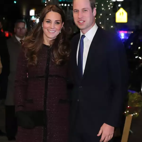 La duquesa siempre se ve feliz a lado de Guillermo. Aquí llegando a su más reciente visita a Nueva York.