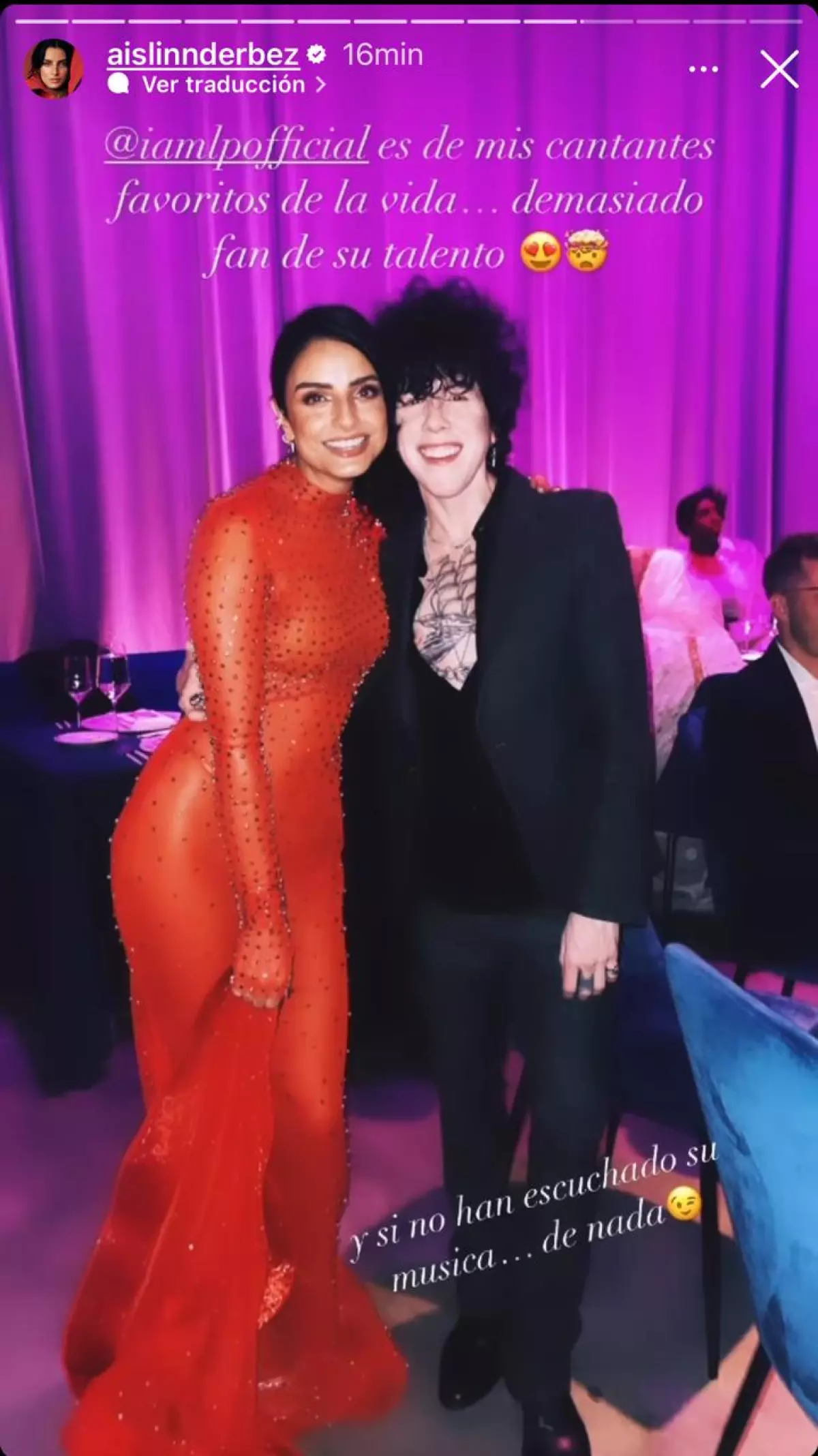 Aislinn Derbez y LP.