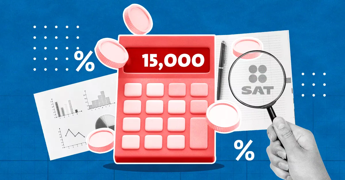 ¿Cuánto debo pagar de impuestos si gano 15,000 pesos al mes?