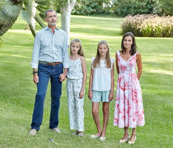 Spanish Royal Family Summer Photocall, Marivent Palace, Palma De Mallorca, Spain - 04 Aug 2019