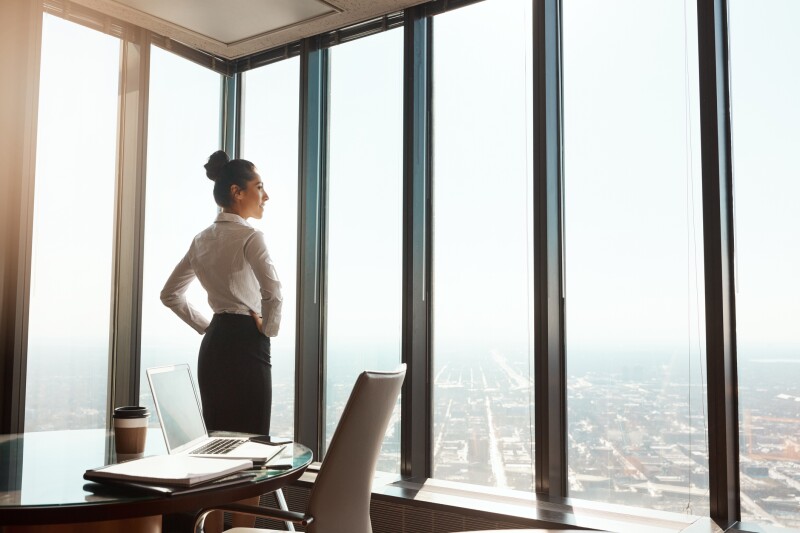 At the top of the business world