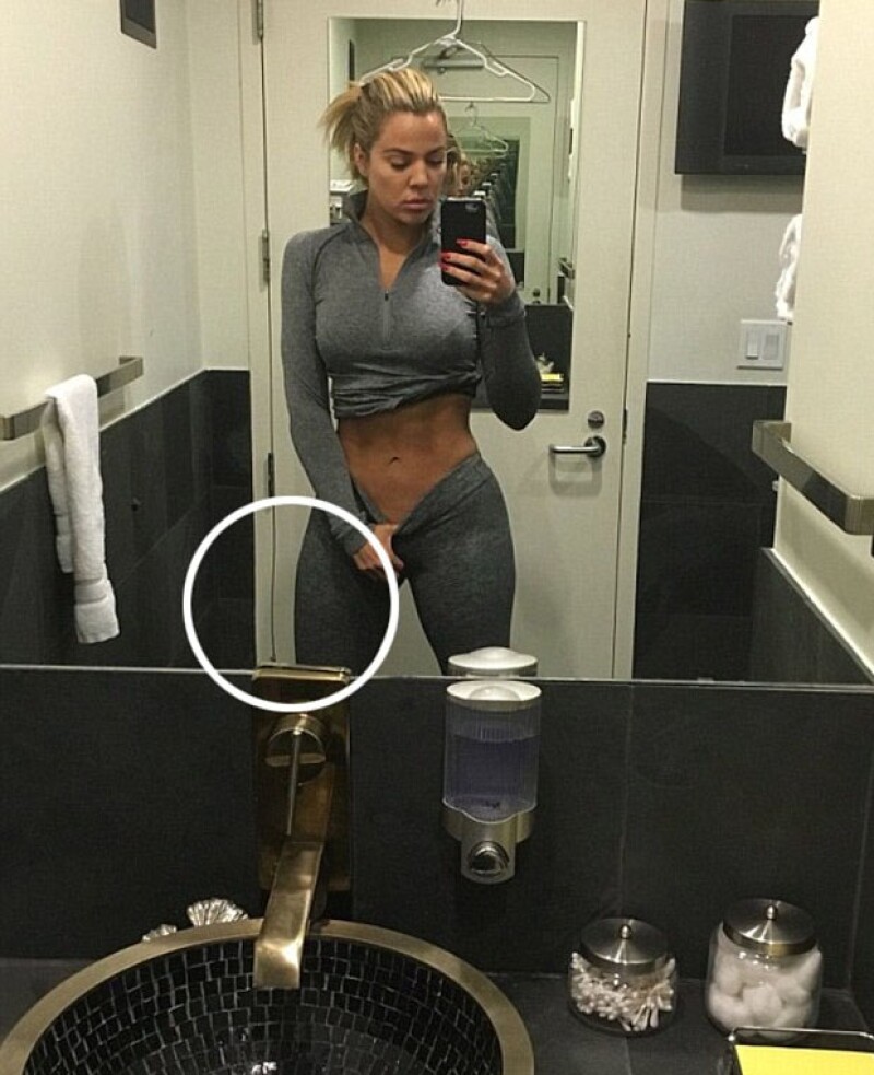 Los fans de Khloé Kardashian la criticaron por la evidente modificación que hizo a su figura.
