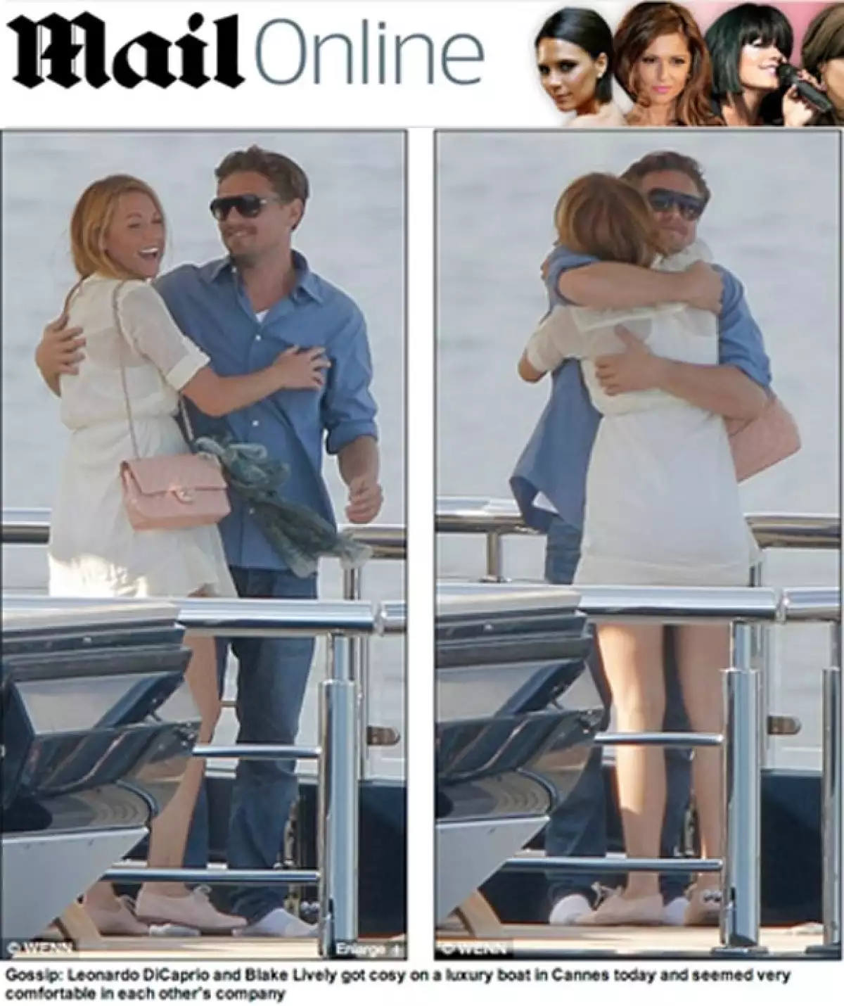 El actor coincidió con la estrella de `Gossip Girl´ en un yate, propiedad de Steven Spielberg, y se pasaron una tarde muy amena donde no dejaron de platicar.