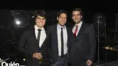 Mateo Ramírez,Xavier Maxemin y Juan Barragán