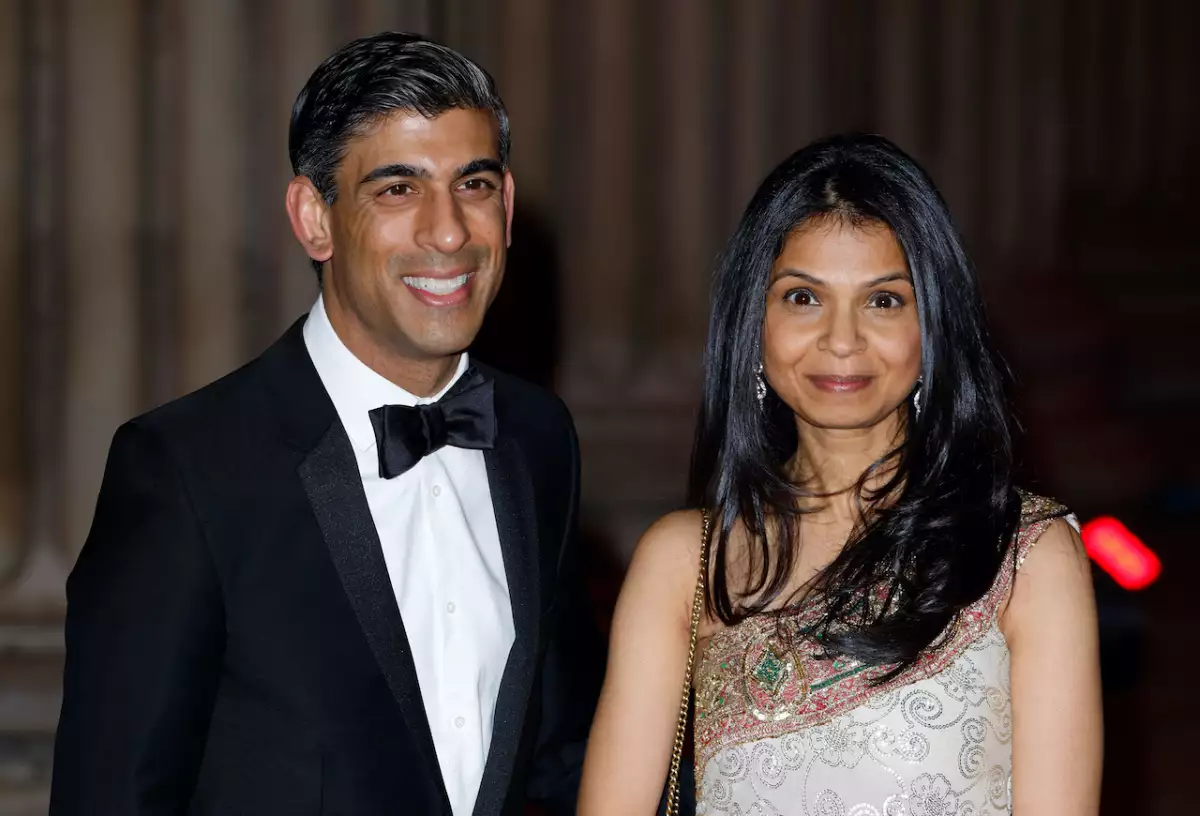 Rishi Sunak y Akshata Murthy