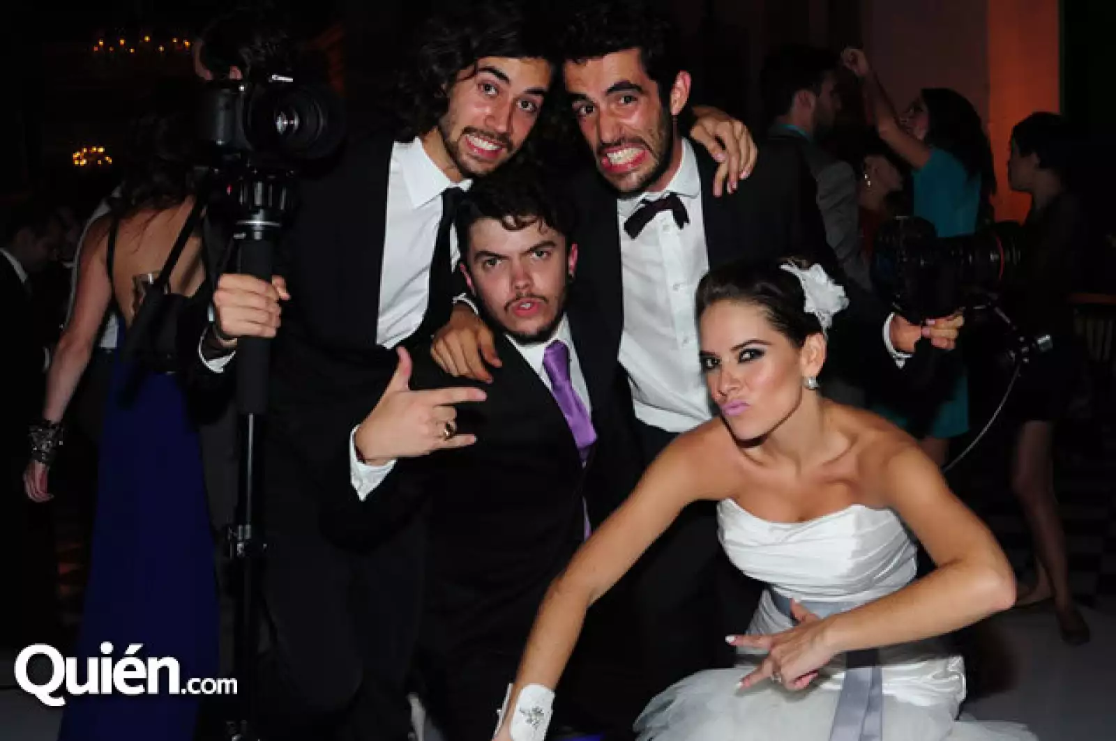 Santiago Pedroche, Andrés Solís, Juan Carlos Campos y Mariana Sánchez