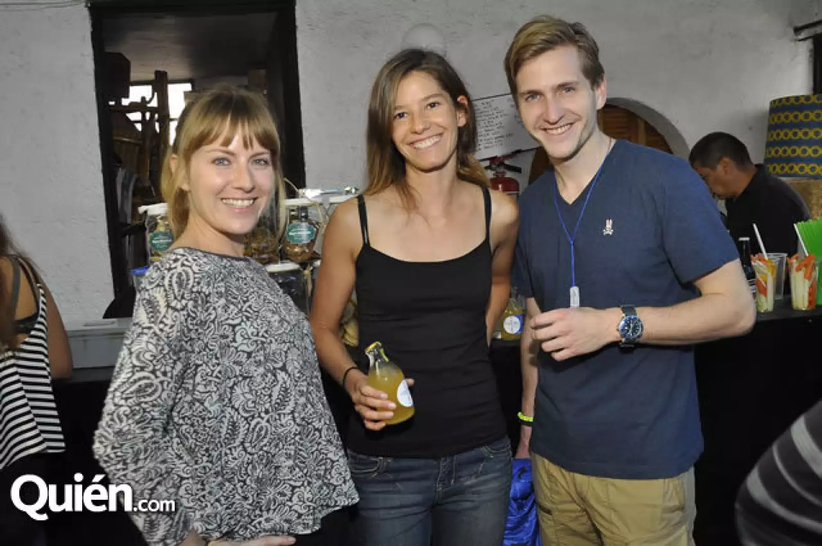 Nadia Tamez,Ana Bouffier y Nicolás Fernández