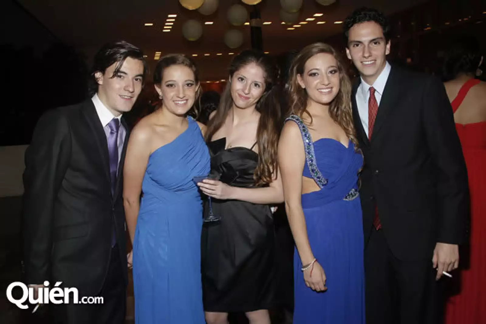 José Ramón Díaz ,Daniela Blix, Alina Santibáñez, Luciana Blix y Francisco Rivas
