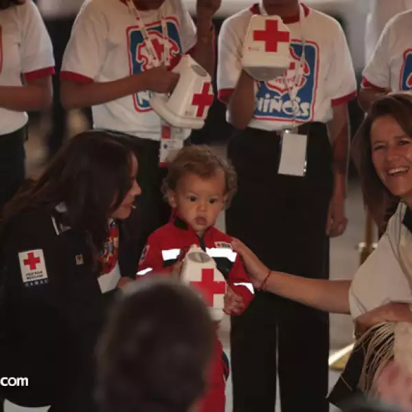 Isabel Rojo de Goñi, Jorge Moreno y Margarita Zavala