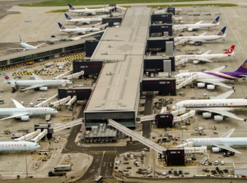 aviones estacionados