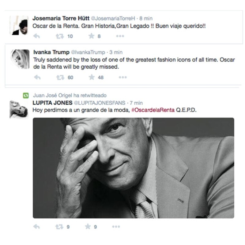 Algunos usuarios como Lupita Jones quisieron recordarlo con imágenes.
