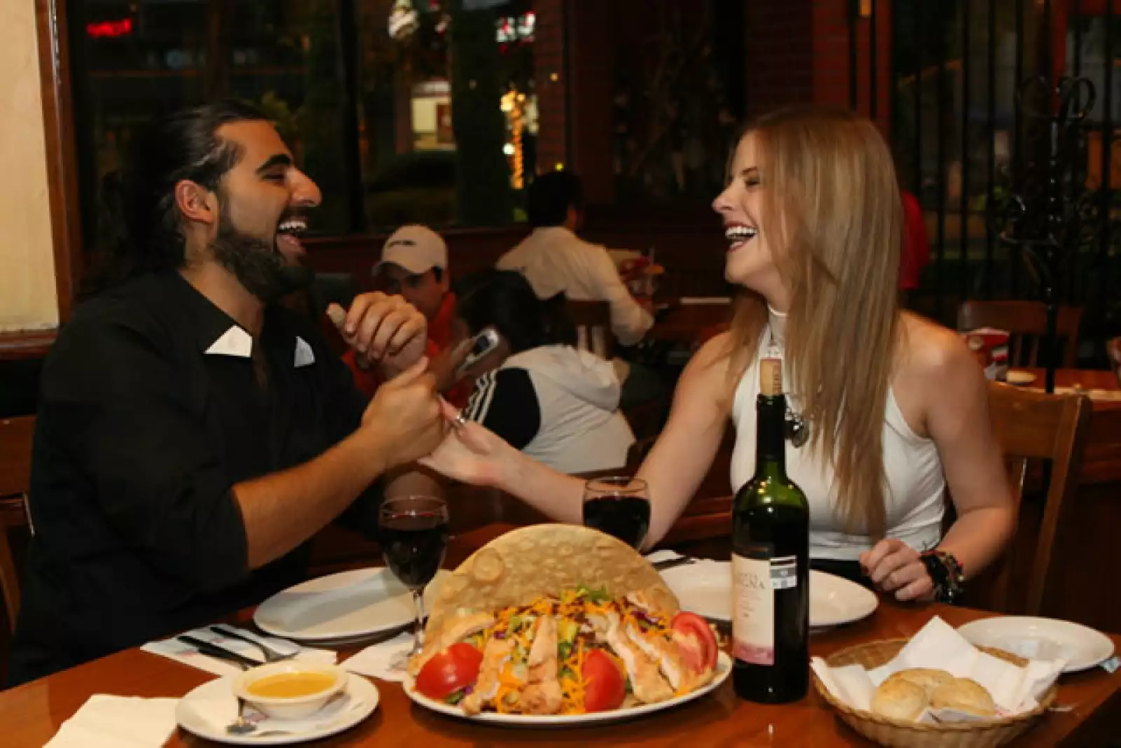 Sergio Gabriel y Pamela Jean.
