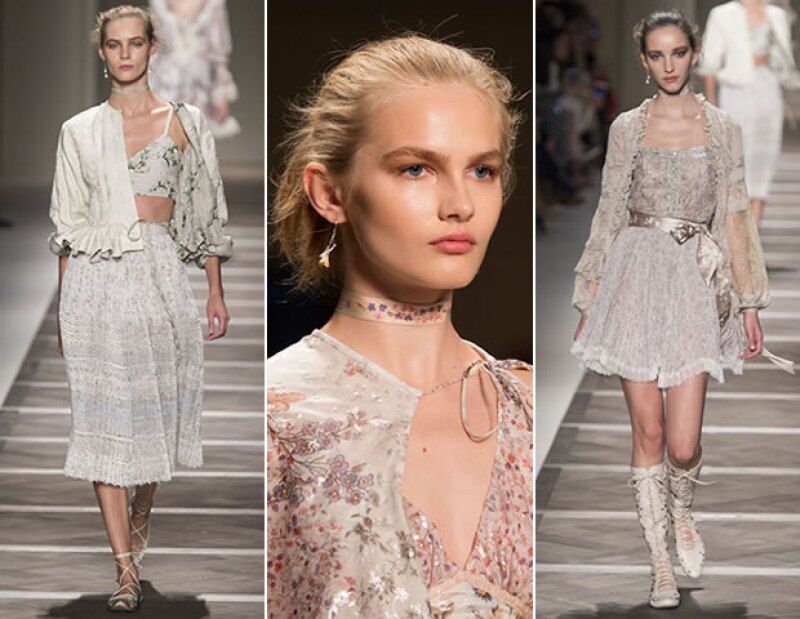 La colección de Etro se concentró en looks Victorianos y bohemios, perfectos para primavera.