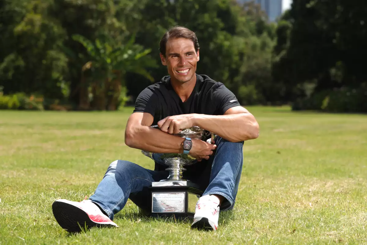 TENNIS-AUS-OPEN-TROPHY