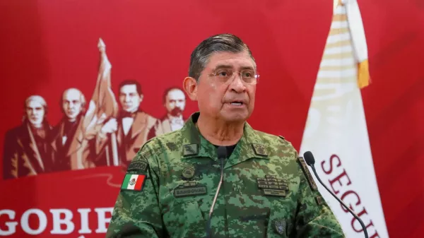 News conference following the arrest of Ovidio Guzman, son of 'El Chapo'